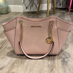 Michael Kors pale pink handbag